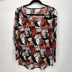 LulaRoe Lynnae Disney Evil Queen Snow White Scooped Tunic Women's XS